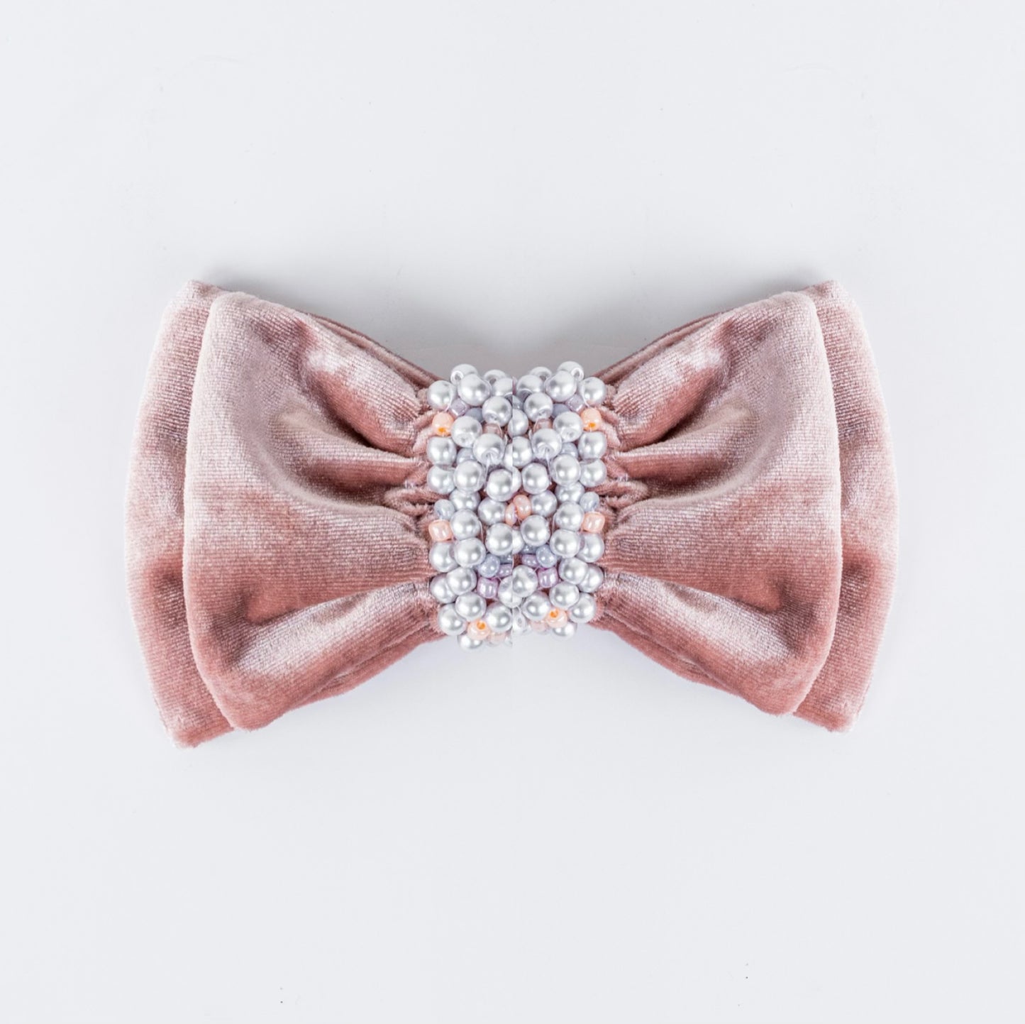 Fay | Velvet bow with pearls